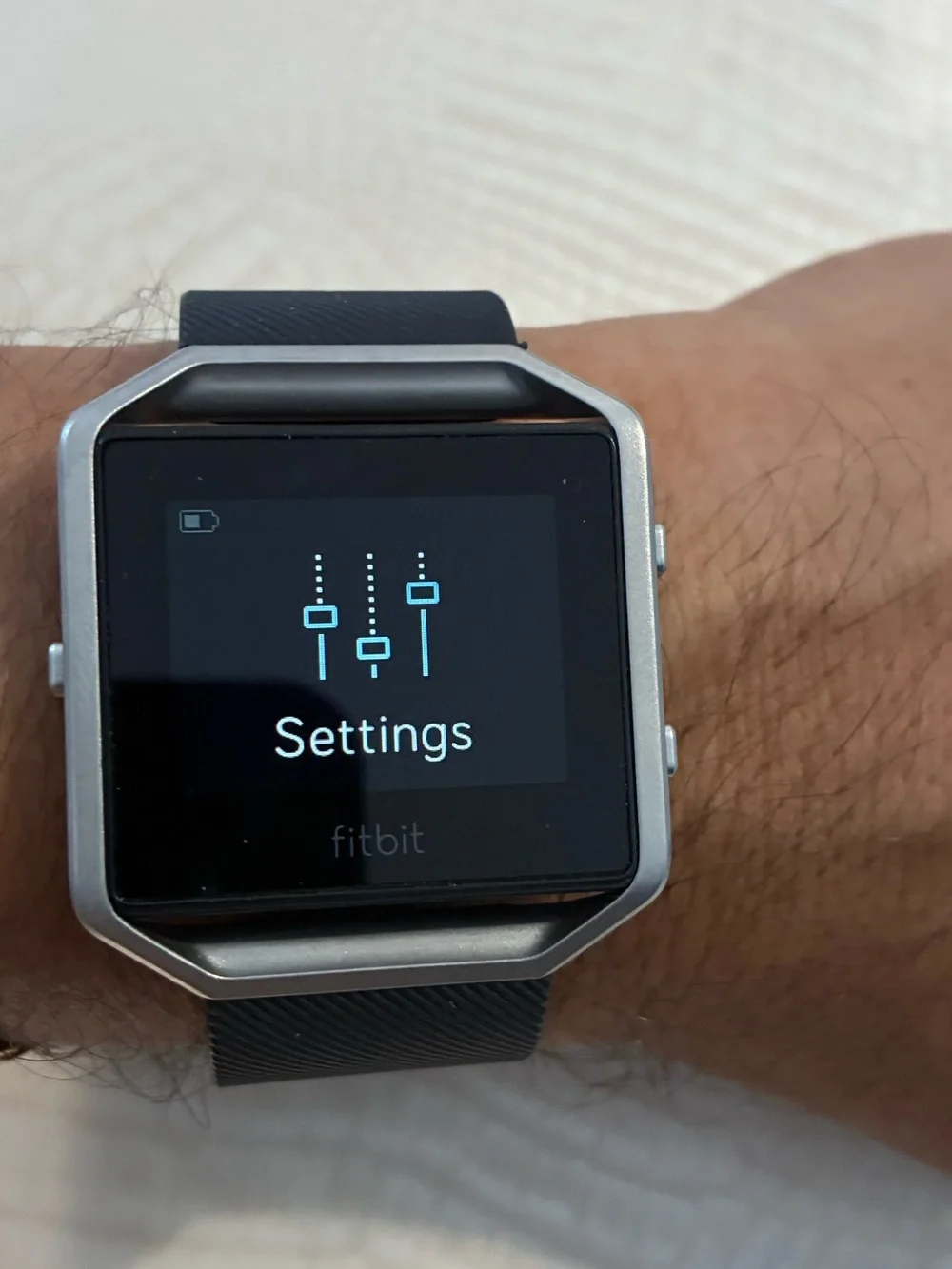 fitbit Smartwatch with Black Band